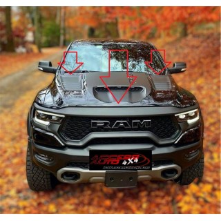 Capot Moteur RAM 1500 DT 2019 2024 Conversion TRX Style avec Set ecopes Capot moteur