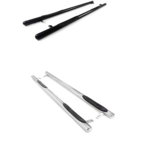 marche pieds VOLKSWAGEN TRANSPORTER T6.1 COURT 2019 2024 INOX tubulaire DLX 76mm - Access Auto 4x4