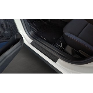 Seuil de Portes DACIA DUSTER 2024 AUJOURD'HUI  INOX NOIR 4 Pieces