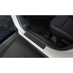Lot De 4 Protecteurs De Seuil De Porte Pour Dacia Spring EV (2022-2024) - En Acier Inoxydable, Protection Anti-rayures Facile à Poser