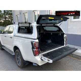 HARD TOP ISUZU D-MAX 2025 AUJOURD'HUI SPACE CABINE FENETRES PIVOTANTES AEROKLAS Pret à peindre