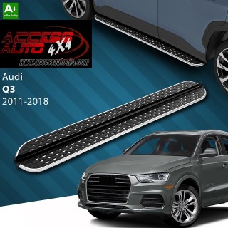 marche pieds AUDI Q3 2011 2018 Aluminium DMC Noir Poli