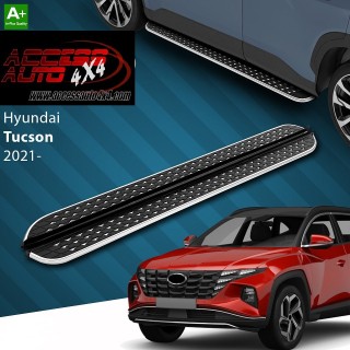 marche pieds HYUNDAI TUCSON 2021 AUJOURD'HUI Aluminium DMC Noir Poli