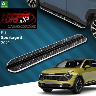 marche pieds KIA SPORTAGE 2021 AUJOURD'HUI Aluminium SPLS Noir - Access Auto 4x4