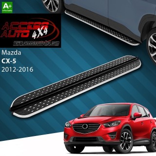 Marche Pieds MAZDA CX 5 2012 2016 Aluminium DMC Noir Poli