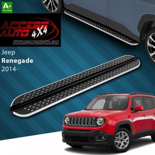 marche pieds JEEP RENEGADE 2014 AUJOURD'HUI  Aluminium DMC Noir Poli