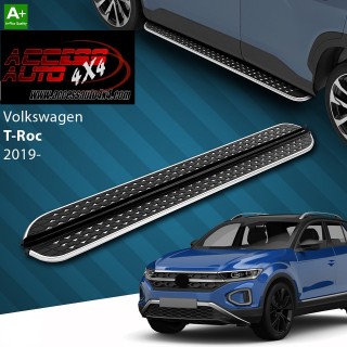 marche pieds VOLKSWAGEN T ROC 2019 AUJOURD'HUI Aluminium DMC Noir Poli