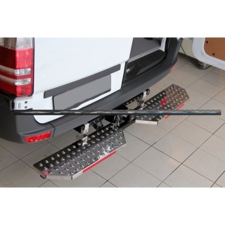 Marche  Pieds FORD TRANSIT CUSTOM 2024 AUJOURD'HUI ARRIERE Aluminium 1700mm