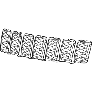 Calandre origine Jeep Grand Cherokee -S- Type WK à partir de l'année 2018 REF K6PM43DX8AA