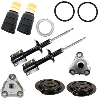Kit Amortisseurs Gaz avant Fiat Ducato 230 / 244 à partir de 2004 Citroen Jumper Peugeot Boxer 15 pouces REF 1307628080