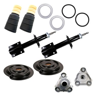 Kit Amortisseurs Huile avant Fiat Ducato 230 / 244 à partir de 2004 Citroen Jumper Peugeot Boxer 15 pouces REF 1307628080