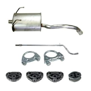 Système d'échappement complet Fiat 500 1.2 8 V 51 KW 69 CV Fiat Panda 2009+ 1.2 8 V Ford KA 1.2 8 V 51 KW 69 CV REF 46546376