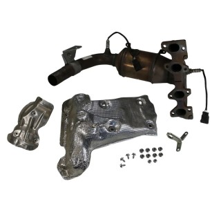 Catalyseur avec collecteur et accessoires Fiat Panda 2009+ Fiat 500 1.2 8V Euro 4 Ford KA 1.2 8V REF 51864511