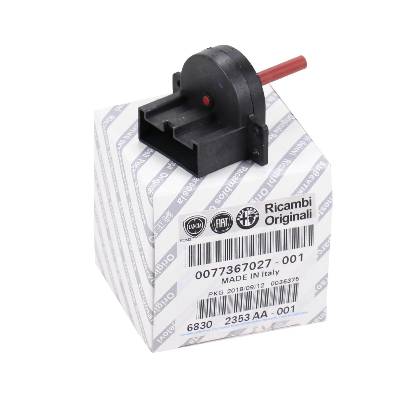 Kachelventilator Schakelaar ABS Zwart OE Vervanging 77362439, 77366210, 77367027 Compatibel met Ducato Relay 250 06-On, Relay 250 06-On, Relay 250 06-On, Etc