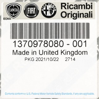 Unité de commande pour l'airbag dans la zone des genoux origine Fiat Ducato 2011+  REF 1370978080 - Access Auto 4x4