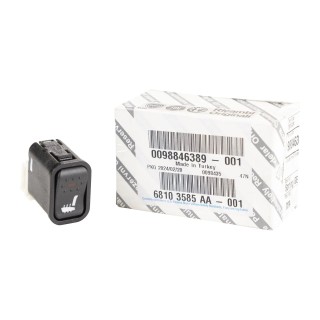 Interrupteur de réglage du siège avant origine Fiat Fiorino-Qubo 2007+ Fiat Doblo 2009+  REF 98846389
