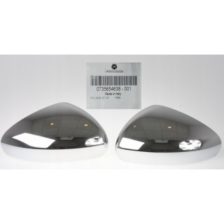 Coques de rétroviseurs extérieurs chrome origine Fiat Tipo EGEA 2016+ REF 735654638