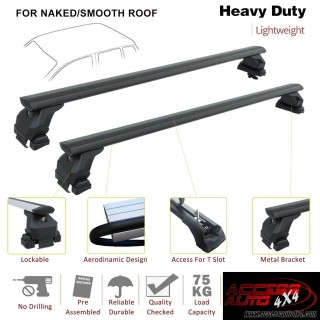 Barres de Toit FORD F150 4 portes  2003 2024 TRANSVERSALES ALUMINIUM montage par pince - AccessAuto4x4