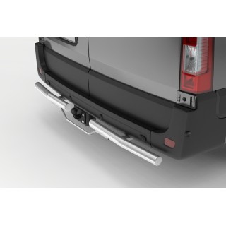 PROTECTION ARRIERE FORD TRANSIT CUSTOM 2012 2023 INOX 60mm compatible attelage