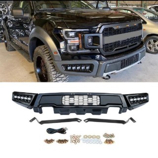Pare Choc avant FORD F150  2018 2020 RAPTOR Style avec leds