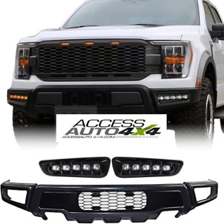Pare Choc avant FORD F150  2021 2023 RAPTOR Style avec leds