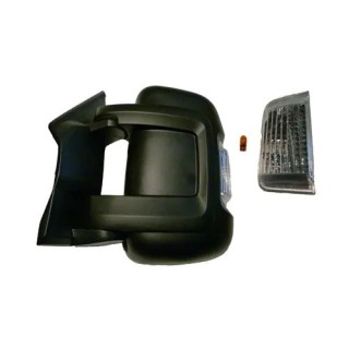 Rétroviseur extérieur gauche Fiat Ducato Type 250 Peugeot Boxer Citroën Jumper electrique rabattable Bras court 5W REF 735424434