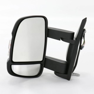 Rétroviseur extérieur gauche Fiat Ducato 250 Citroen Jumper Peugeot Boxer electrique temperature Bras moyen 5W REF 735424432