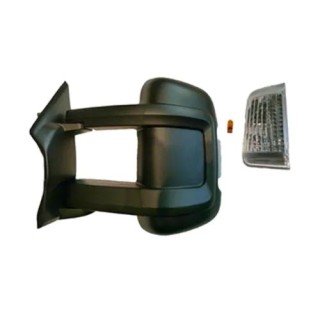 Rétroviseur extérieur gauche Fiat Ducato 250 Citroen Jumper Peugeot Boxer electrique Bras long temperature 5W REF 735424433