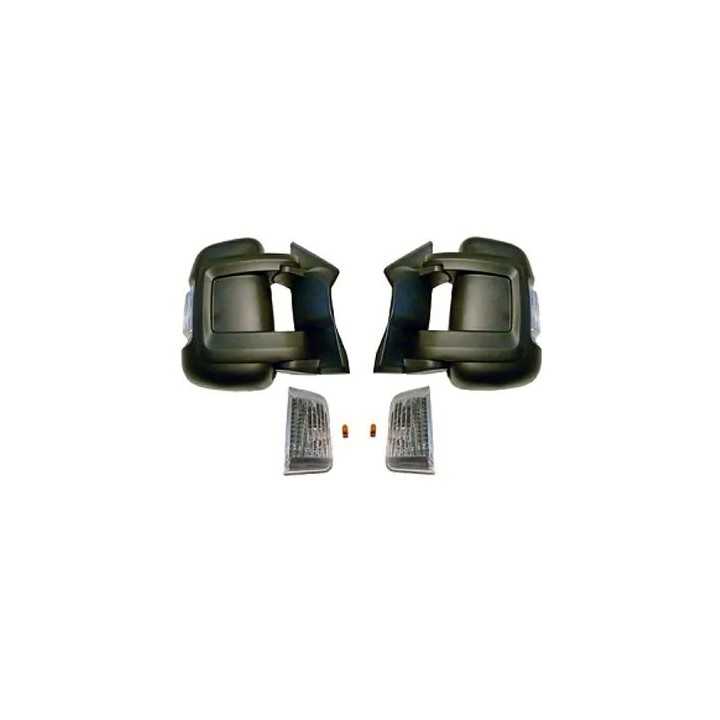 Set Rétroviseur extérieur droit gauche Fiat Ducato Type 250 Peugeot Boxer Citroen Jumper electrique bras court 16W REF 7870004