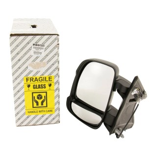 Rétroviseur extérieur gauche origine réglage manuel bras court Fiat Ducato Type 250 Peugeot Boxer Citroën Jumper REF 735661905