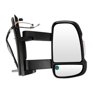 Rétroviseur extérieur droit origine Fiat Ducato 250, Citroen Jumper Peugeot Boxer électrique antenne 16W bras long REF 735620717