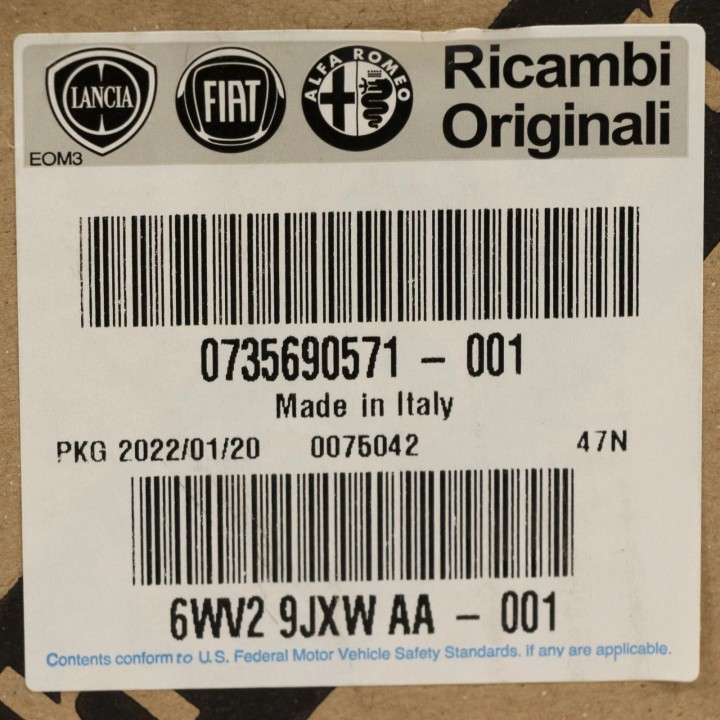 Rétroviseur extérieur droit  origine FIAT DUCATO type 250 réglable électriquement 16W bras court 735773344 - AccessAuto4x4
