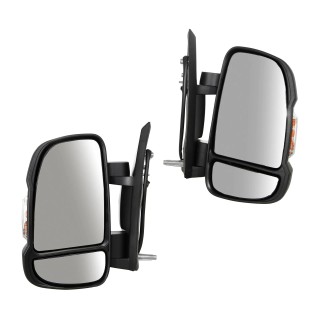 Set Rétroviseur extérieur droit gauche Fiat Ducato Type 250 Peugeot Boxer Citroen Jumper électrique court REF 7870016