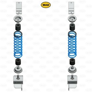 Ressort RENAULT KANGOO EXPRESS 1997 2008 SET Ressorts HD Auxiliaires Arriere 2 pieces