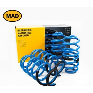 Kit Rehausse PEUGEOT BIPPER 2007 AUJOURD'HUI SET Ressorts Renforcés Avant Arriere +35 / +20mm 4 pieces