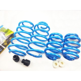 KIT Ressort VOLKSWAGEN T6.1 2019 2024 Kit Rehausse 4 pieces Avant Arriere 30mm 30mm 300 - 500kgs