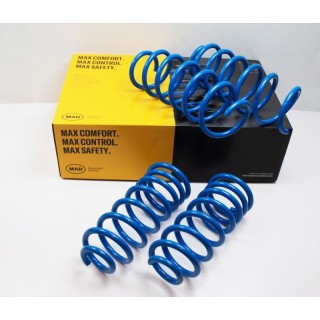 Ressort PEUGEOT PARTNER electrique 2021 AUJOURD'HUI SET Ressorts Rehausse 4 pieces AVANT ARRIERE +25 / +25mm 50kgs+