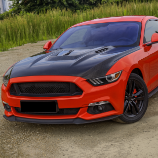 Capot Moteur FORD MUSTANG 2015 2017 Carbone Fiber MUSTANG GT, V6, Ecoboost
