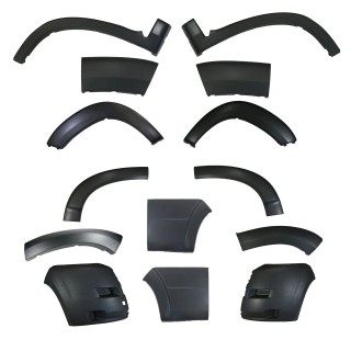 Set Elargisseur d'aile avant arriere Fiat Ducato 2014 - 2018 set complet 14 pieces REF 7530131OE - AccessAuto4x4