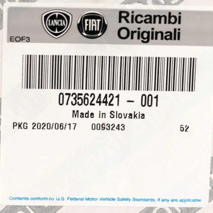 Tableau de bord du compteur de vitesse origine Fiat 500  2012  2015  REF 735624421 - AccessAuto4x4 Tableau de bord du compteur de vitesse origine Fiat 500  2012  2015  REF 735624421 - AccessAuto4x4