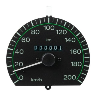 cadran du compteur de vitesse origine Fiat Punto / Punto Cabrio 1993-1997 REF 9945706