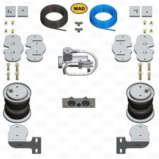 KIT Suspension Pneumatique Arriere pour VOLKSWAGEN CRAFTER 2017 AUJOURD'HUI avec Compresseur Panneau Specifique