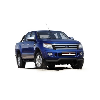 PARE BUFFLE FORD RANGER 2012 2015 HOMOLOGUE INOX NOIR PROTECTION BASSE