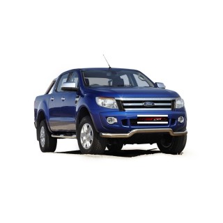 PARE BUFFLE FORD RANGER 2012 2015 HOMOLOGUE INOX   PROTECTION BASSE