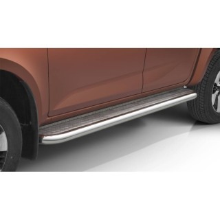 Marche pieds ISUZU D MAX 2020 AUJOURD'HUI Inox PLAT PR 70mm  SPACE CABINE
