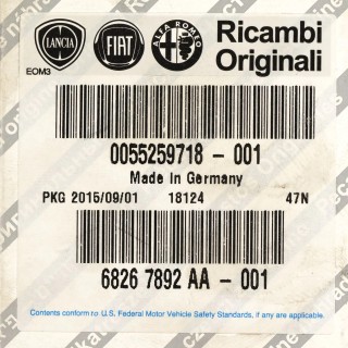 Synchronisation origine Fiat Ducato 500L 500X Freemont Linea Tipo