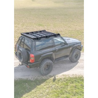 Galerie de Toit NISSAN PATROL Y61 3 portes  ALUMINIUM type plateforme - AccessAuto4x4