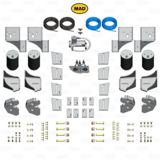KIT Suspension Pneumatique Arriere pour FIAT DUCATO AL-KO 2006+ avec Compresseur et Panneau de Controle Specifique
