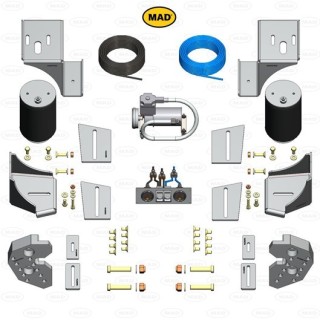 KIT Suspension Pneumatique Arriere Basic pour PEUGEOT BOXER AL-KO 2006+  avec Compresseur Panneau Specifique