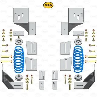 Kit Ressort PEUGEOT BOXER 2007+ AL-KO X250 / X290 Set Ressorts auxiliaires Arriere voie élargie